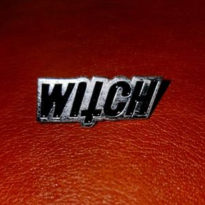 Siver tone Witch pin